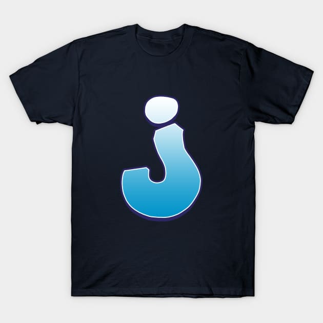 J - Blue T-Shirt by Dmitri